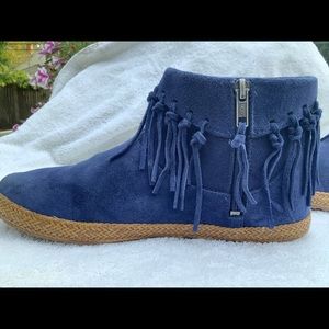 Ugg nubuck suede fringe Shenandoah boots